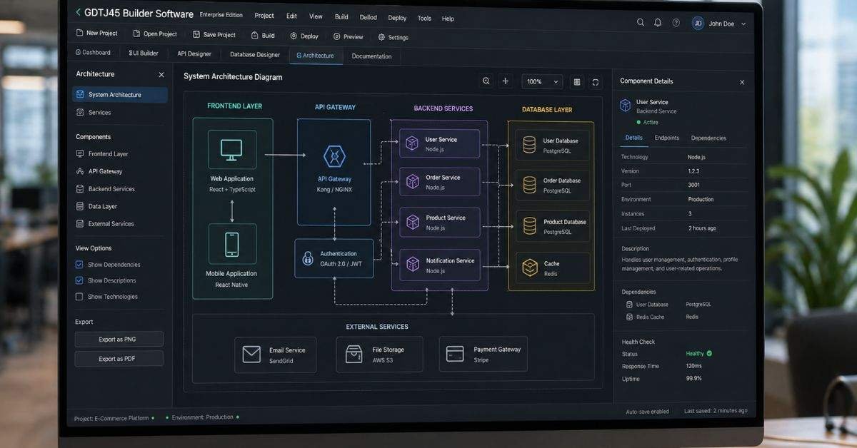 GDTJ45 Builder Software: Modular Dev Platform 