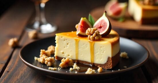 Masgonzola Cheesecake: Bold Flavor, Elegant Dessert