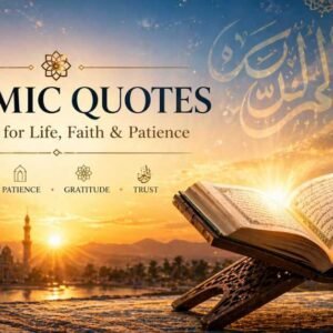Islamic Quotes: Guidance for Life, Faith and Patience